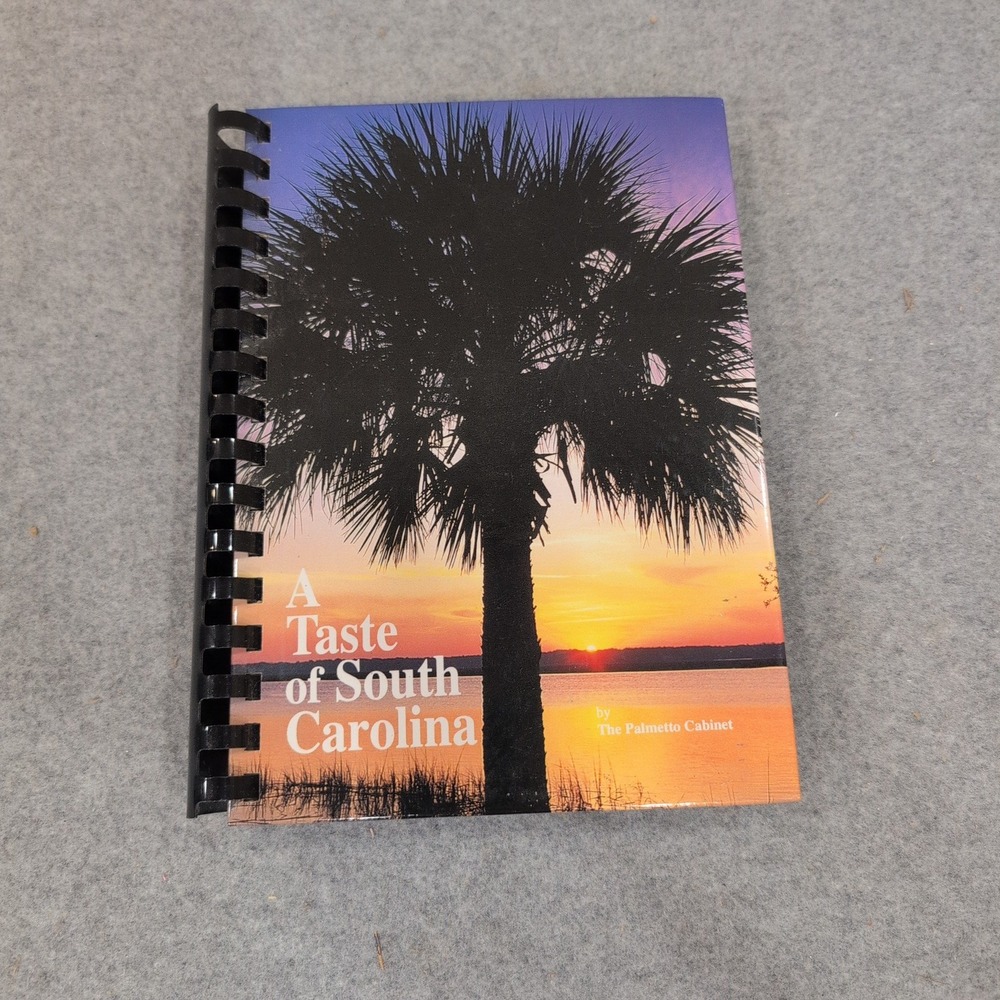A Taste of South Carolina Cookbook The Palmetto Cabinet 1995 Spiral Bound VG+ - Picture 1 of 3